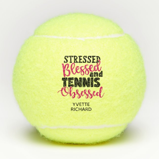 Pelotas De Tenis Tennis Obssed (Anverso)