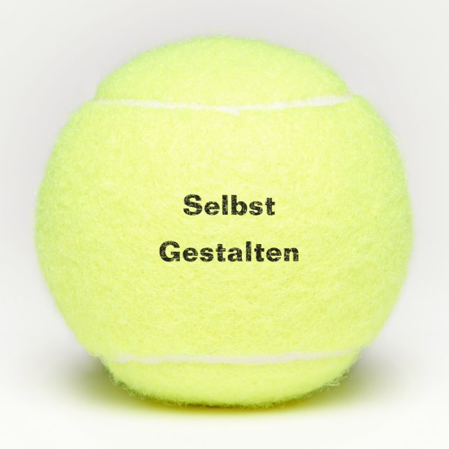 Pelotas De Tenis Tennisbälle Selbst Gestalten (Anverso)