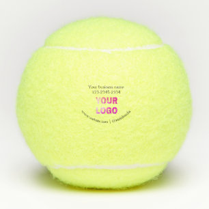 Pelotas De Tenis texto simple mínimo agregar su logotipo/diseño aqu