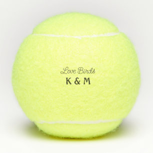 Pelotas De Tenis texto simple mínimo agregue el nombre pájaros de a