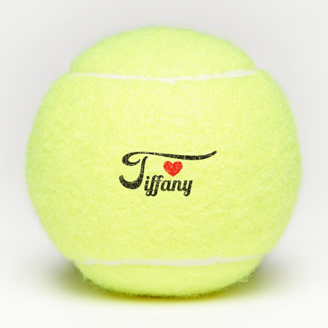 Pelotas De Tenis Tiffany (Anverso)