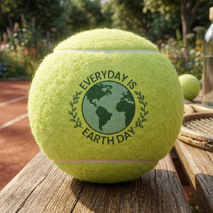 Pelotas De Tenis Todos los Días son el Día de la Tierra - Amante de
