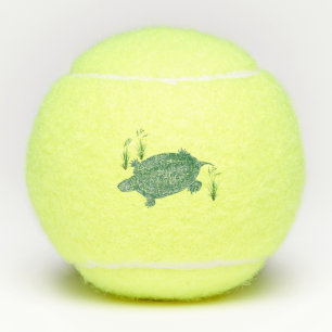 Pelotas De Tenis Tortuga del Mar Verde