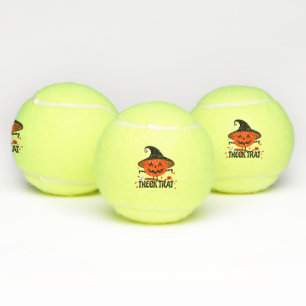 Pelotas De Tenis Treck Trat Pumpkin Sonriente