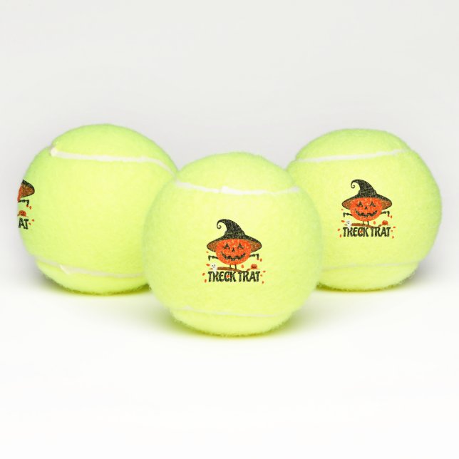 Pelotas De Tenis Treck Trat Pumpkin Sonriente (Múltiples)