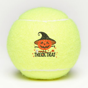 Pelotas De Tenis Treck Trat Pumpkin Sonriente