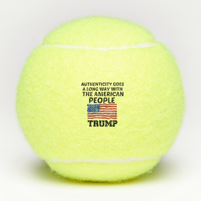 PELOTAS DE TENIS TRUMP (Anverso)
