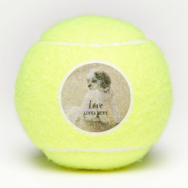 Pelotas De Tenis Tu foto y texto personalizados