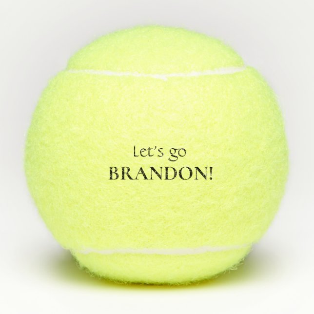 Pelotas De Tenis Vamos a Brandon Funny (Anverso)