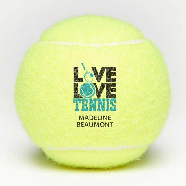 Pelotas De Tenis Vive AMOR (Anverso)