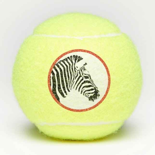 PELOTAS DE TENIS ZEBRA PENE 2 PISTA DE TENIS (Anverso)