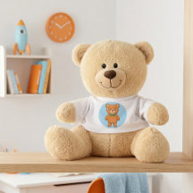 Camiseta de cachorro de oso elegante