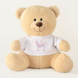 Peluche Oso medio de cangrejo rosado relleno