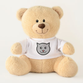 Peluche Oso medio de gato suave relleno