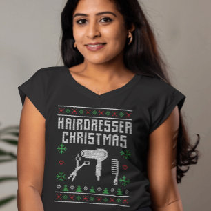 Peluquería Navidades feos estilo suéter