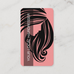 Peluquero de las tarjetas de visita de la belleza
