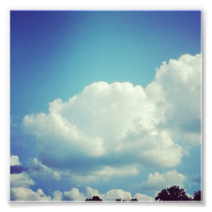 Pelusa - impresión de la foto de la nube