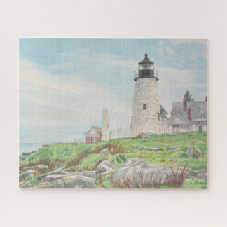 Pemaquid Point Acuarela Rompecabezas 520pc