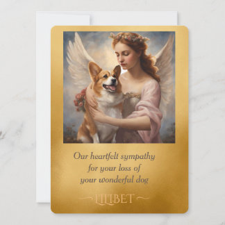 Pembroke Corgi elegante Angel Sympathy
