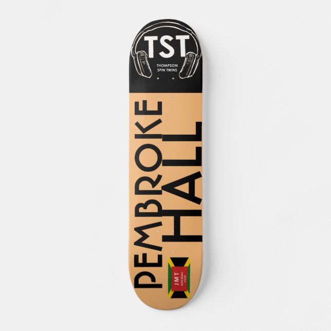 PEMBROKE HALL Skateboard (Anverso)