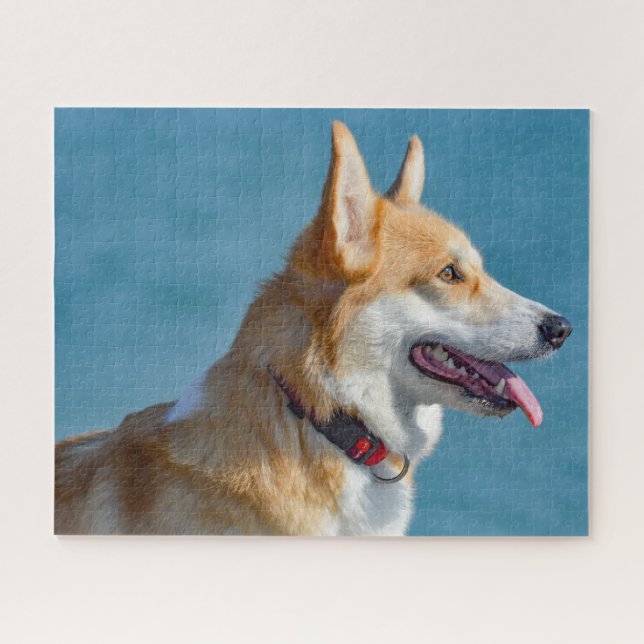 Pembroke Welsh Corgi Puppy Perro Jigsaw Puzzle (Horizontal)
