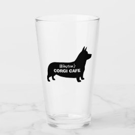 Pembroke Welsh Corgi Silhouette Personalizado Dog 