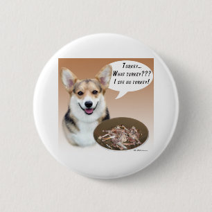 Pembroke Welsh Corgi Turquía - botón