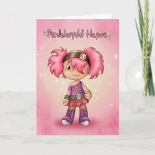 Penblwydd Hapus - tarjeta de cumpleaños Galés -