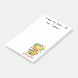 Pencil Play School Desk de Notas Post-it