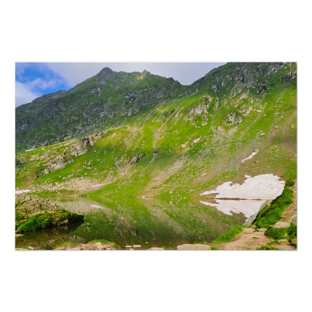 Pendiente del lago Balea – Impresión alpina de Rum (Anverso)