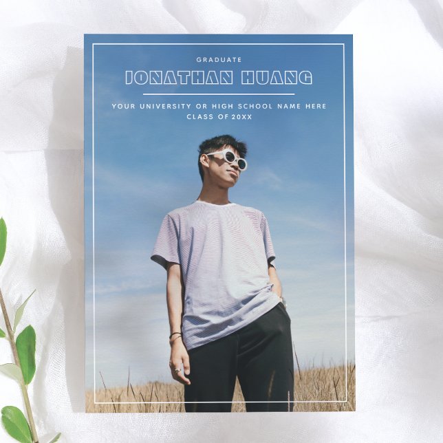 Pendiente | Invitación de graduación fotográfica d (Subido por el creador)