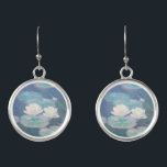 Pendientes Claude Monet - Lilies de agua, efecto nocturno<br><div class="desc">Nieves por la noche / Nympheas,  Effet du soir - Claude Monet,  Petróleo sobre lienzo,  1897</div>
