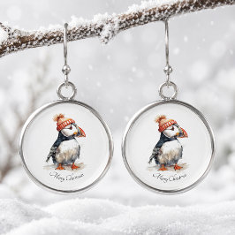 Pendientes Merry Puffin, personalizado