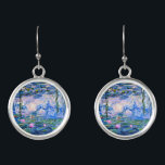 Pendientes Monet: Water Lilies 1919, pintura famosa,<br><div class="desc">Claude Monet: Water Lilies Red,  1919,  hermosa pintura de arte fino</div>