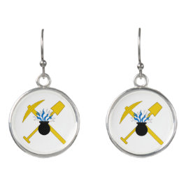 Pendientes SCA Scola Metallorum Populace Badge Earrge