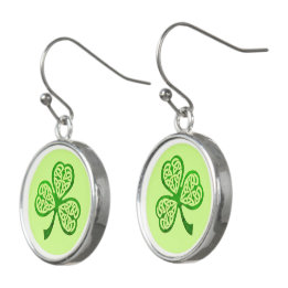 Pendientes Sombrero celta San Patricio