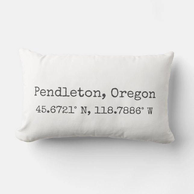 Pendleton, Oregón coordina almohada lumbar (Anverso)