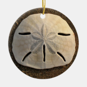 Pendor de ornamento de playa de arena dorada