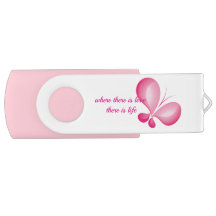 Pendrive Blanco, 8 GB, Rosa Pastel