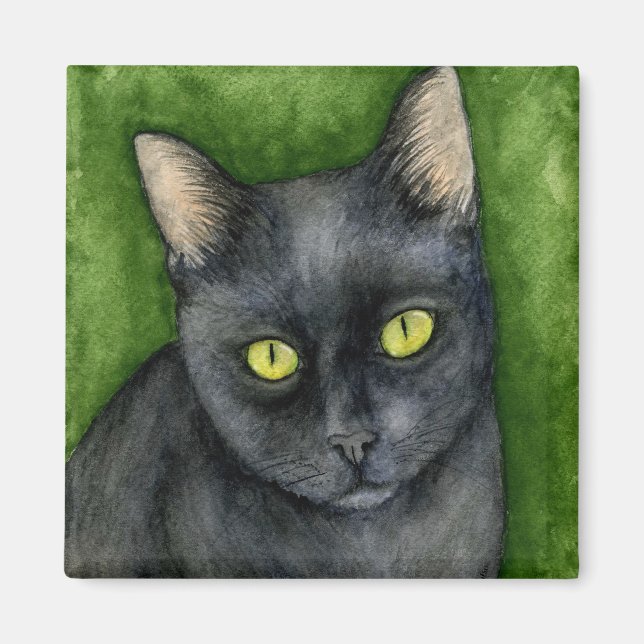 Penelope - El imán negro del gato afortunado (Frente)