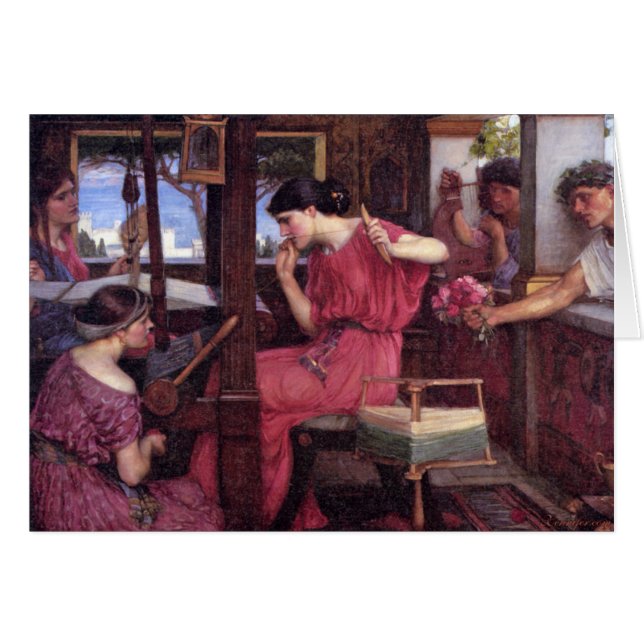 Penélope y las tarjetas de los pretendientes (Anverso (Horizontal))