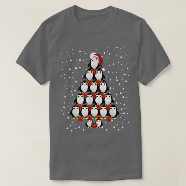 Penguin Christmas TreeUgly Christmas Sweater  (Diseño del anverso)