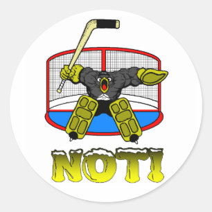 Penguin Goalie NOT Pegatina
