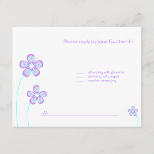 Penina Bat Mitzvah Invitación RSVP