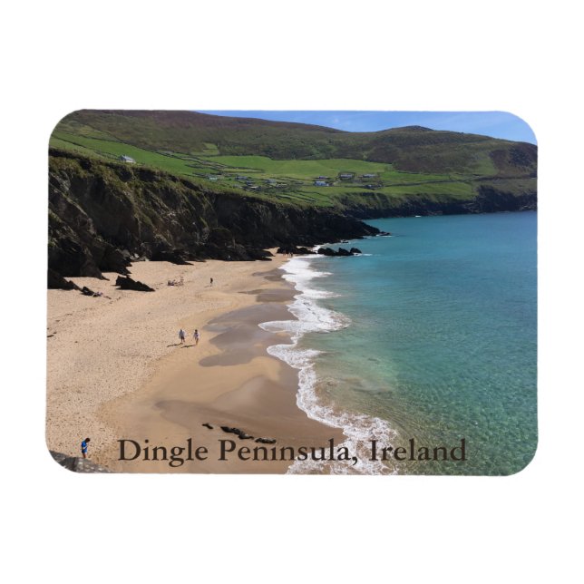 Península de Dingle Beach Coumeenoole, imán irland (Horizontal)