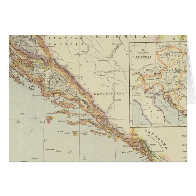 Península de los Balcanes, Croacia, Eslovenia (Anverso (Horizontal))