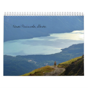 Península escénica de Kenai, calendario de Alask