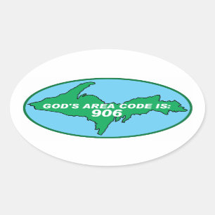 PENÍNSULA SUPERIOR DE LOS PEGATINAS DE MICHIGAN