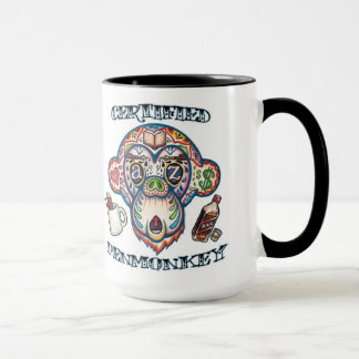 PENMONKEY CERTIFICADO -- Taza de café
