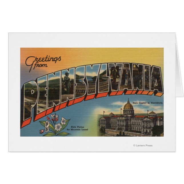 Pennsylvania (Capital estatal/Flor) (Anverso (Horizontal))